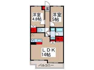 井戸木レジデンスの物件間取画像